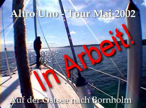 Etappe Bornholm - R�gen. Blauwettersegeln kurz vor Sa�nitz